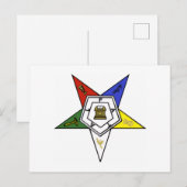 Orde van de Oosterse Ster embleem Briefkaart (Voorkant / Achterkant)