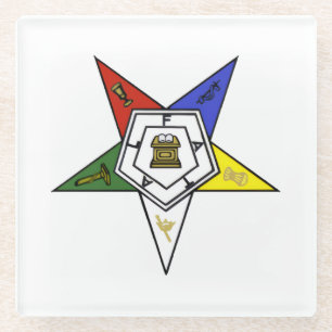 Orde van de Oosterse Ster embleem Glazen Onderzetter