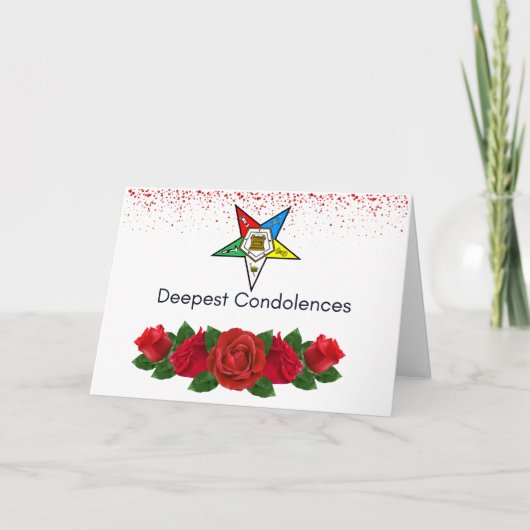 Orde van de Oosterse Ster Sympathie Kaart (Voorkant)