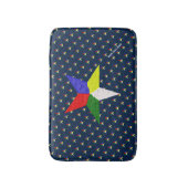 Orde van de Oosterse Ster (Wavy) Badmat (Voorkant Verticaal)