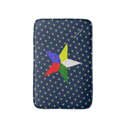 Orde van de Oosterse Ster (Wavy) Badmat (Voorkant Verticaal)