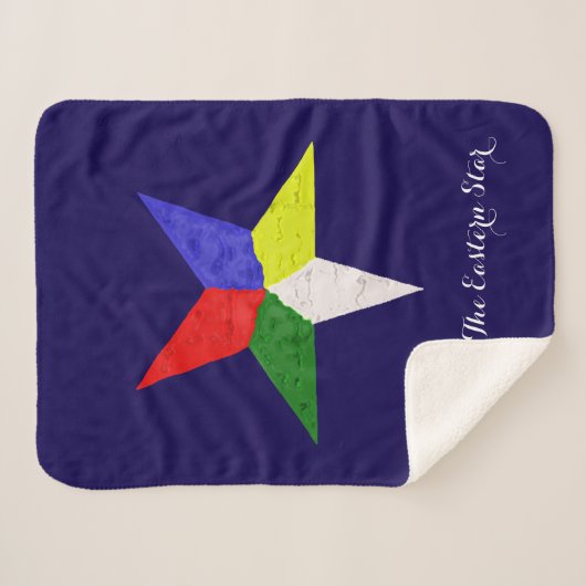 Orde van de Oosterse Ster (Wavy) Sherpa Deken (Voorkant (horizontaal))