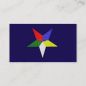 Orde van de Oosterse Ster (Wavy) Visitekaartje (Voorkant)