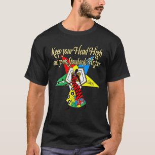 Orde van de oosterse sterren houdt uw hoofd hoog  t-shirt