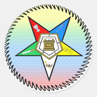 orde van de oostster ronde sticker
