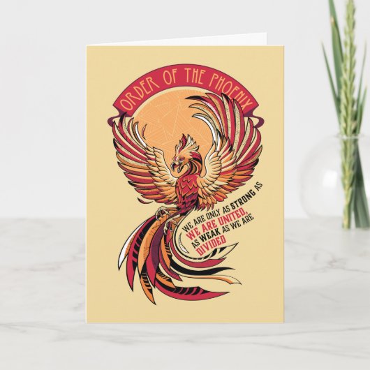 Orde van de Phoenix gearceerd embleem Kaart (Voorkant)