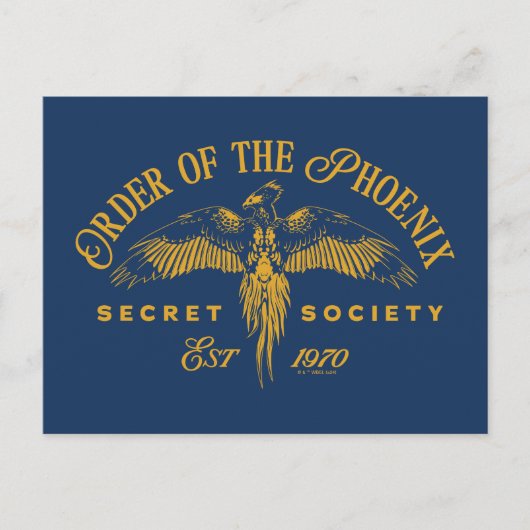 ORDE VAN DE PHOENIX Secret Society Graphic Briefkaart (Voorkant)