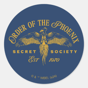 ORDE VAN DE PHOENIX Secret Society Graphic Ronde Sticker