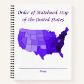 Orde van de Staat Kaart van de notitieboeken van d (Voorkant)