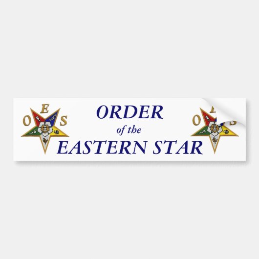 ORDE VAN DE STAR OOST BUMPERSTICKER (Voorkant)