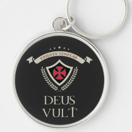 Orde van de Templar MOTTO DEUS VULT Sleutelhanger