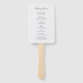 Orde van de uitvaartdienst | Herdenking van het le Handwaaier (Achterkant)