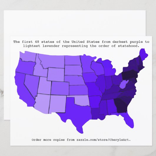 Orde van de Verenigde Staten van State, schoppen v (Voorkant / Achterkant)