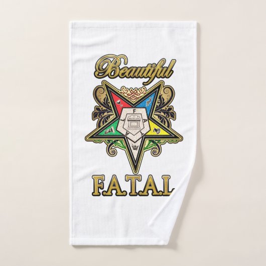Orde van Eastern Star Bad Handdoek (Handdoek)
