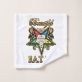 Orde van Eastern Star Bad Handdoek (Wasdoekje)