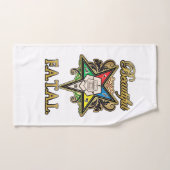 Orde van Eastern Star Bad Handdoek (Handdoek)