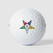 Orde van Eastern Star Golfballen (Voorkant)