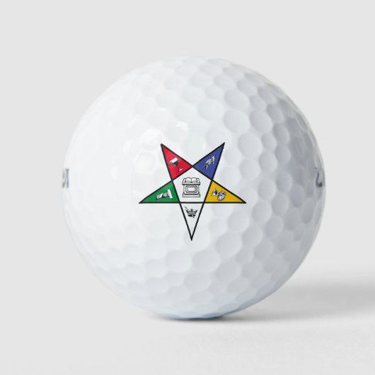 Orde van Eastern Star Golfballen (Voorkant)
