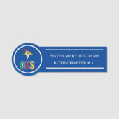 Orde van Eastern Star Naamplaatje (Voorkant)