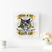 Orde van Eastern Star Vierkante Klok (Huis)