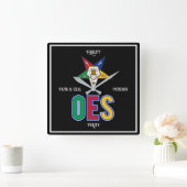 Orde van Eastern Star Vierkante Klok (Huis)