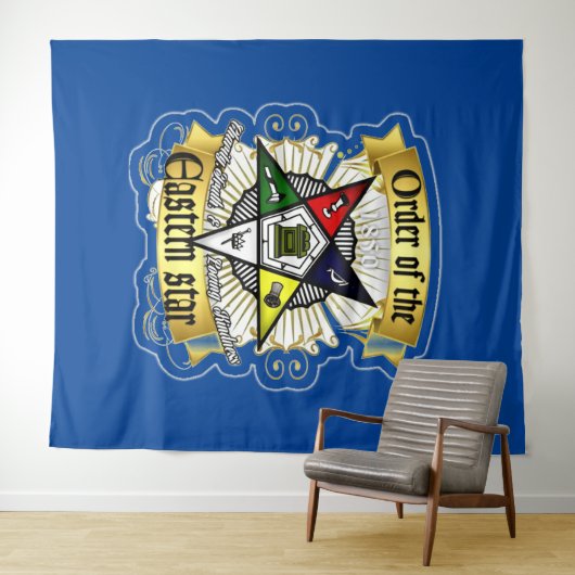 Orde van Eastern Star Wandkleed (In Situ (horizontaal))