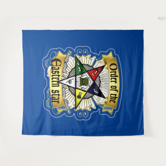 Orde van Eastern Star Wandkleed (Voorkant (horizontaal))