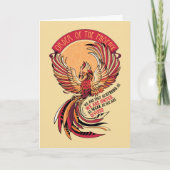 Orde van het Crosshatched Embleem van Phoenix Kaart (Voorkant)