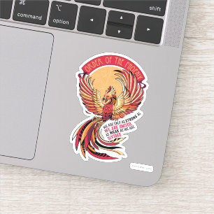 Orde van het Crosshatched Embleem van Phoenix Sticker