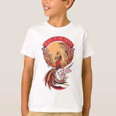 Orde van het Crosshatched Embleem van Phoenix T-shirt (Voorkant)