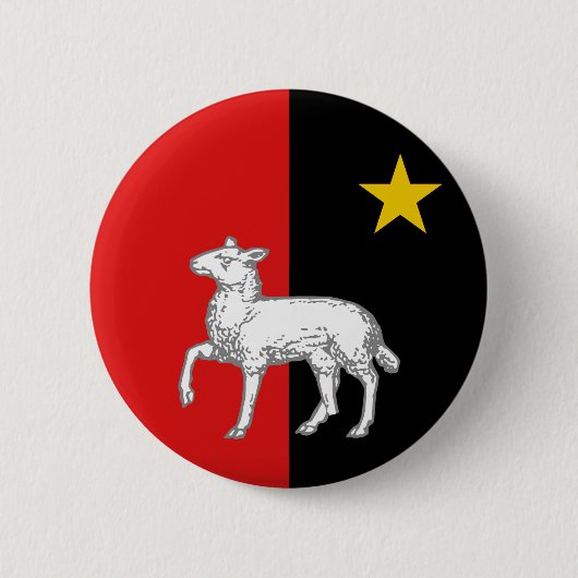 Orde van het Lam Knop Ronde Button 5,7 Cm (Voorkant)