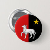 Orde van het Lam Knop Ronde Button 5,7 Cm (Voorkant /achterkant)