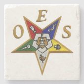 ORDE VAN HET OOST-   STARMARBLE STONE-ONDERZETTER STENEN ONDERZETTER (Voorkant)