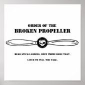 Orde van het Poster van de Gebroken Propeller (Voorkant)
