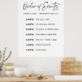 Orde van het Poster van het Programma van de Dag v (Keuken)