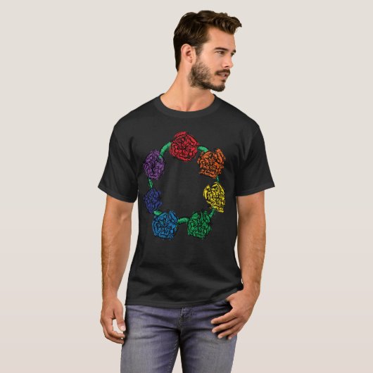 Orde van het Roos - Pride T-shirt (Voorkant volledig)