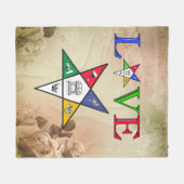 Orde van oostelijke Star Fleece Blanket Deken (Voorkant (Horizontaal))