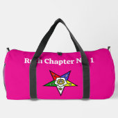 Orde van Oosterse Ster Duffeltas voor OES Plunjezak (Achterkant)