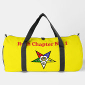 Orde van Oosterse Ster Duffeltas voor OES Plunjezak (Achterkant)