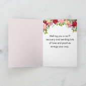 Orde van Oosterse Ster Get Well Kaart voor OES (Binnen)