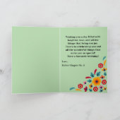 Orde van Oosterse Ster Happy Birthday Kaart OES (Binnen)