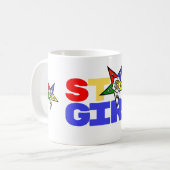 Orde van Oosterse Sterren Koffie Mok OES Cadeau vo (Voorkant links)