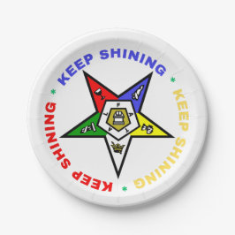 Orde van Oosterse Sterren Papieren Borden Bordje