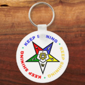 Orde van Oosterse Sterren Sleutelhanger voor OES G (Voorkant)