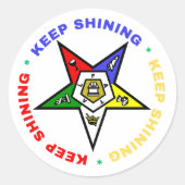 Orde van Oosterse Sterren Stickers voor Cadeaupakk (Voorkant)