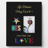 Orde van Oostersterse Stars Life-lid Fotoplaat (Voorkant)