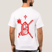 Orde van Santiago Helm, Mace en Sword Shirt (Achterkant)