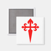 Orde van Santiago Wapen Magneet (Voorkant / Achterkant)