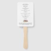 Orde van Service Strand Foto Begrafenisprogramma H Handwaaier (Achterkant)