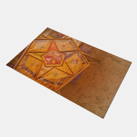 Orde van sterren in het oosten deurmat (Schuin)